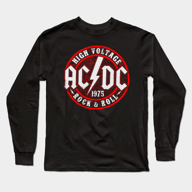 Vintage ACDC 1975 Long Sleeve T-Shirt by GisarRaveda